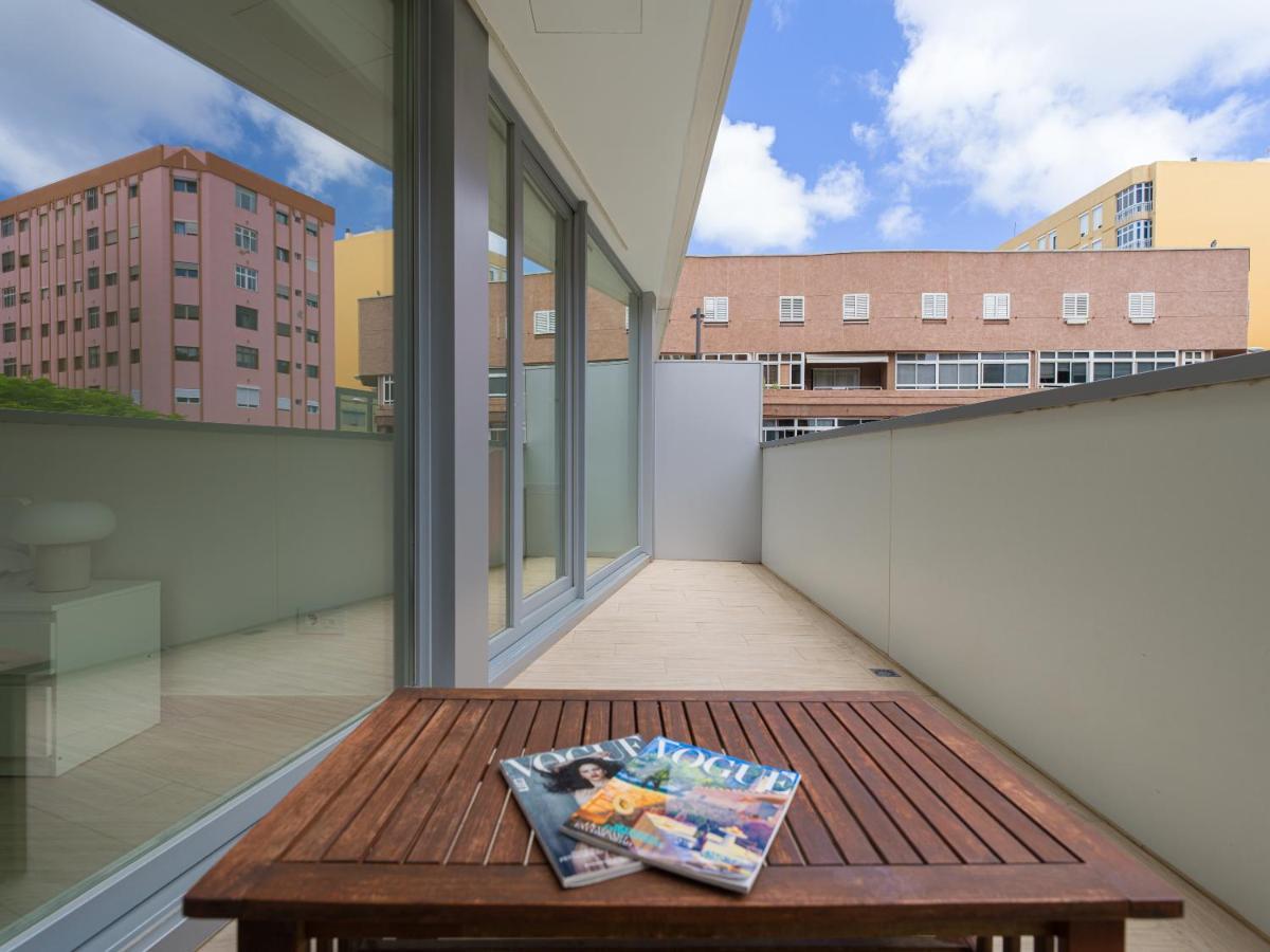 Homeforguest Apartamento Con Terraza Y Parking En Las Canteras 大加那利岛拉斯帕尔马斯 外观 照片